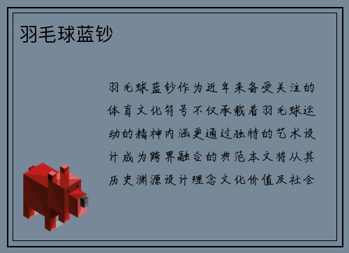 羽毛球蓝钞